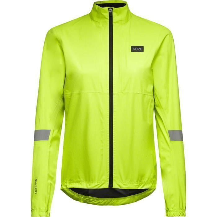 Veste imperméable femme - GORE - Stream - Jaune fluo - GORE-TEX - Manches longues Veste imperméable femme - GORE - Stream - Jaune fluo - GORE-TEX - Manches longues