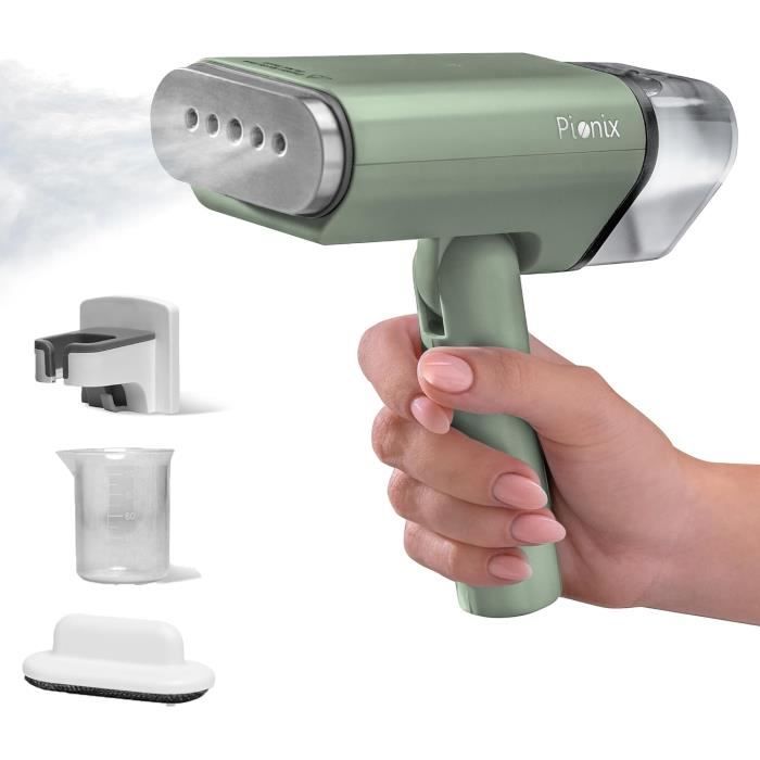 Fer à Repasser Portable Baweilder 2 En 1 - Défroisseur Vapeur, Chauffage Rapide 10 Sec, Réservoir 50 Ml