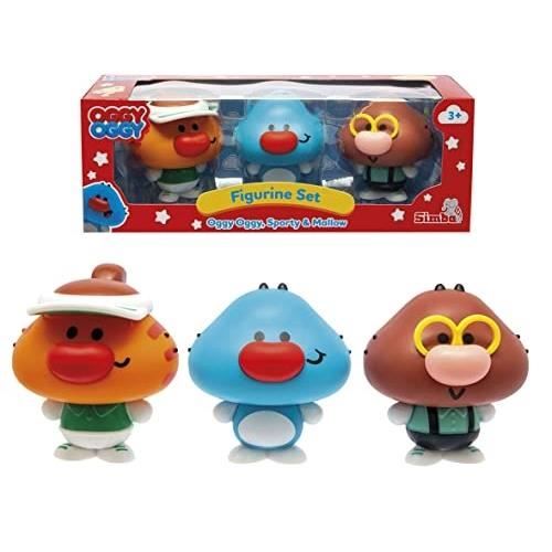 Jouet - SIMBA - OGGY OGGY - Set de 3 figurines 7cm - Oggy Sporty Mallow Jouet - SIMBA - OGGY OGGY - Set de 3 figurines 7cm - Oggy Sporty Mallow