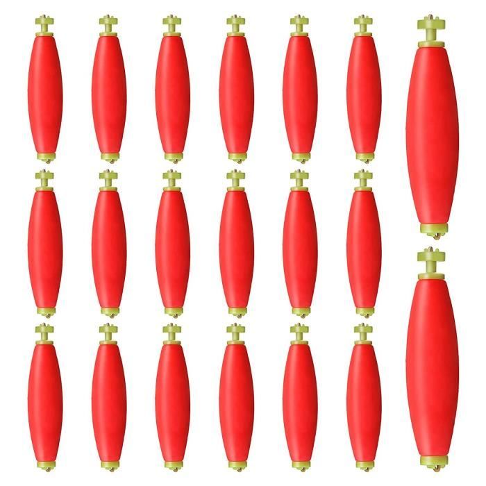 OriGlam Lot De 10 Flotteurs De Pêche En Mousse à Clipser - Accessoires