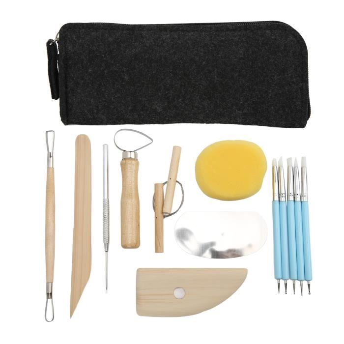 Alcool 90 34 Pièces Outil De Poterie Outils Sculpture Argile Ensemble D'outils De Pate Autodurcissante - 2