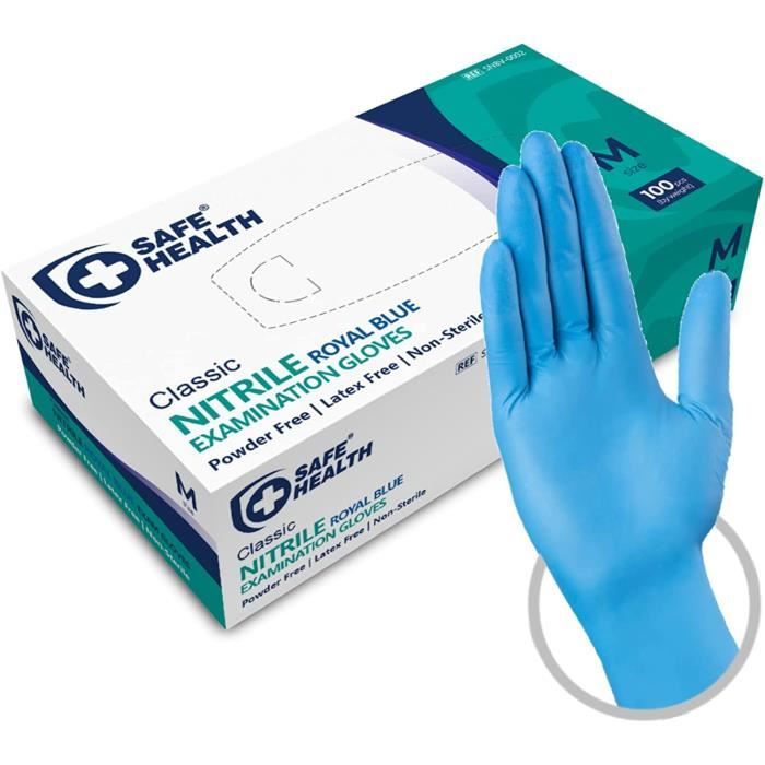 Lot De Gants Jetables Nitrile Orange Ansell Microflex Blaze - Taille L, Qualité Médicale