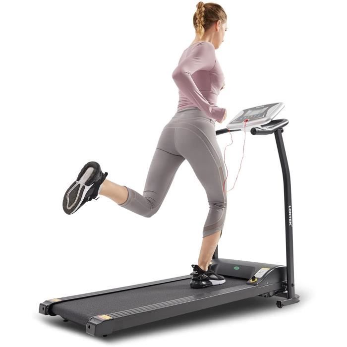 Tapis De Course Pliable UMAY 14 Km/h - Moteur 3.0HP, Appli Bluetooth, Moniteur Cardiaque, Pour La Maison