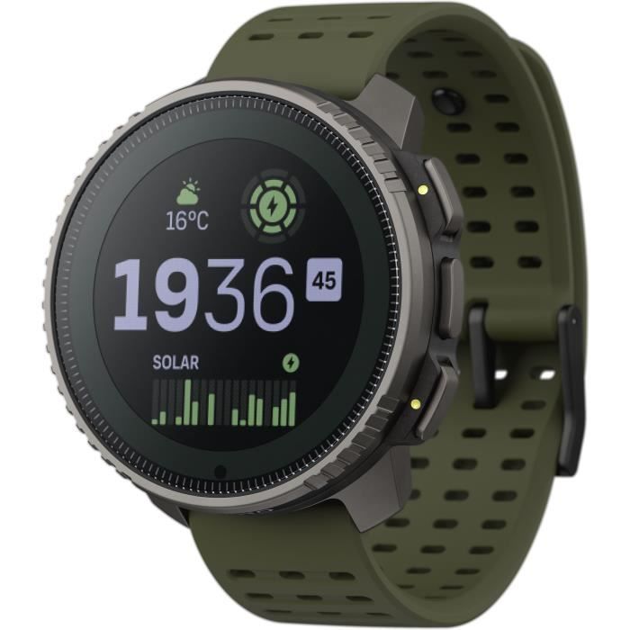 Montre connectée sport GPS - ALTIMETRE - SUUNTO - VERTICAL TITANIUM SOLAR FOREST Diamètre écran 49 m