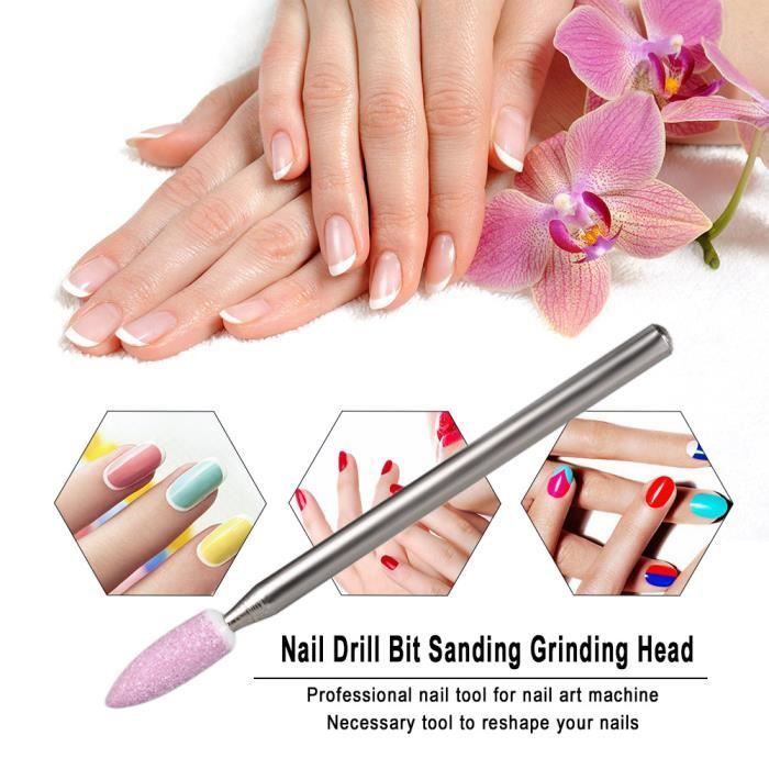 Haut Qualite Foret A Ongles Nail Drill Bit Poncage Tete Pour Diy Nail Art Outil Type 2 Achat Vente Carrousel Rangement Haut Qualite Foret A Ongles Cdiscount