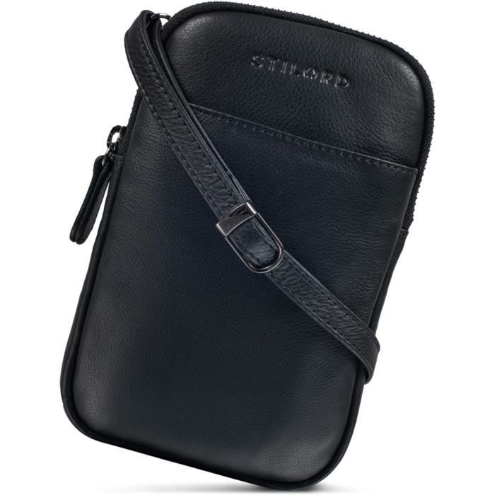 Sac De Poitrine Homme Cuir Véritable Sacoche Homme Bandouliere Sac