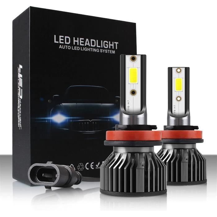 Kit Phares Xenon H4 Sidaqi 6000K 55W - Conversion Bleu Blanc | Éclairage Route Puissant
