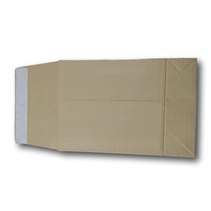 Lot de 250 Grande enveloppe pochette courrier A4 - C4 papier kraft MARRON  90g format 229 x 324 mm Pochette kraft brune auto-adhésive - Cdiscount  Beaux-Arts et Loisirs créatifs