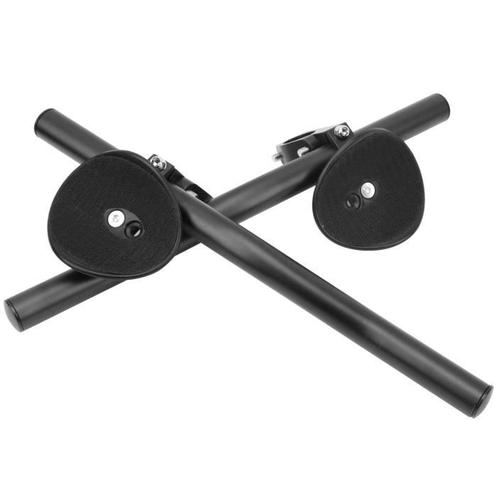 Guidon de vélo de route en alliage d'aluminium 25,4 mm de diamètre 580 mm de long pour vélo de route (210 mm de hauteur