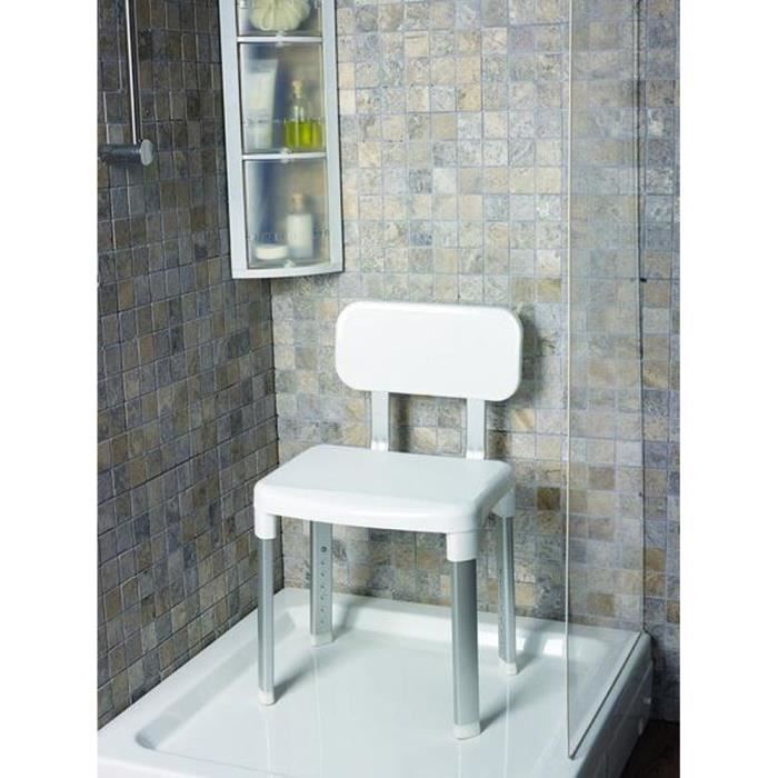 Chaise De Douche Vitaeasy En Plastique Supporte Jusqu A 150