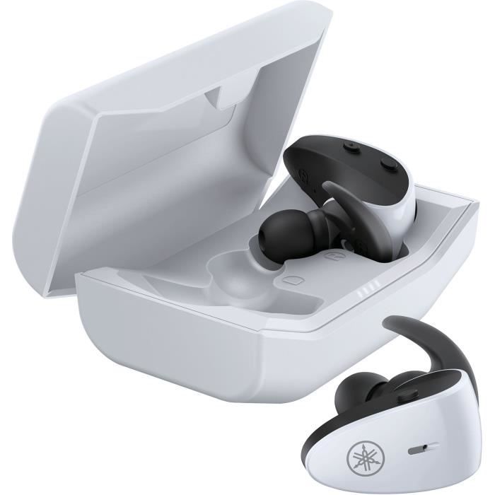 Écouteurs Sport Bluetooth Truly Wireless avec Confort d’écoute - YAMAHA - TW-ES5AWH - Blanc