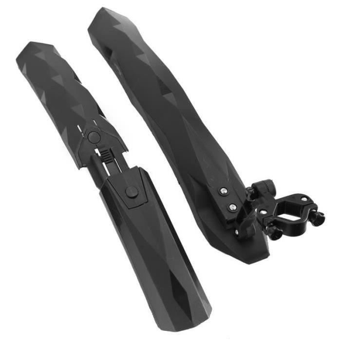 LightBeacon 2 Garde-Boue VTT – PVC Résistant, 36,5 Cm, Effet Carbone, Pour Roues 20-29 Pouces, Montage Facile