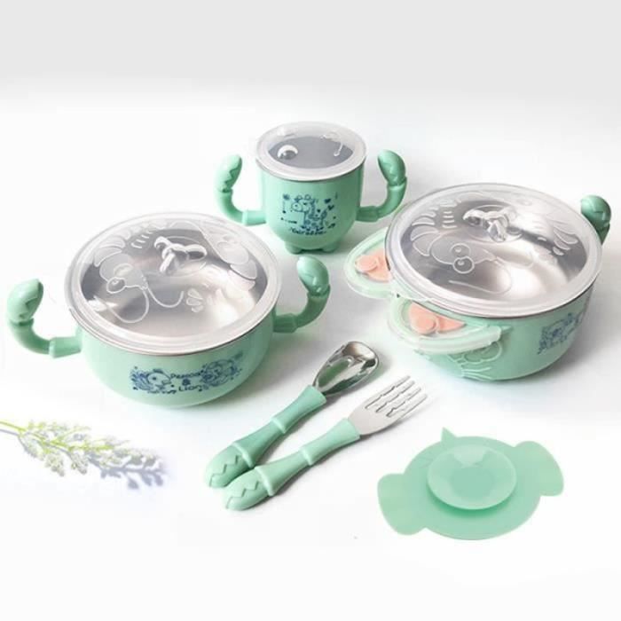 LOT DE 2 ASSIETTES BEBE ENFANT EN MELAMINE DECORS OURSONS ET SPIDERMAN