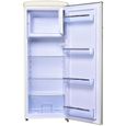 Réfrigérateur 1 porte FRIGELUX RF218RCA++ - 218L - Classe E - Rose-1