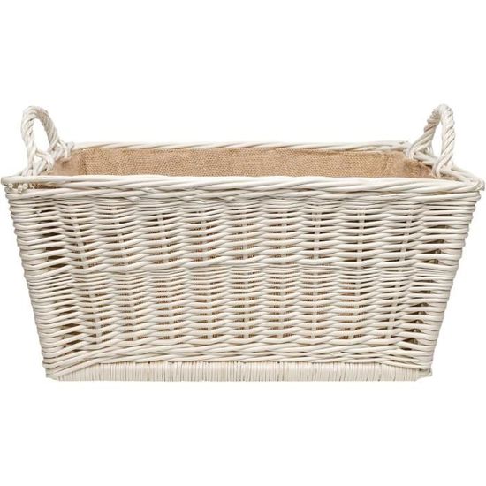 Creative Home 4x Panier De Rangement En Osier 40 X 30 X 16 Cm ( /- 1cm