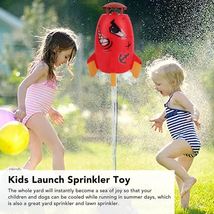 Jouet Arroseur Fusée à Eau pour Enfants – Jeu d'Eau Extérieur à Pression pour Jardin et Pelouse en Été