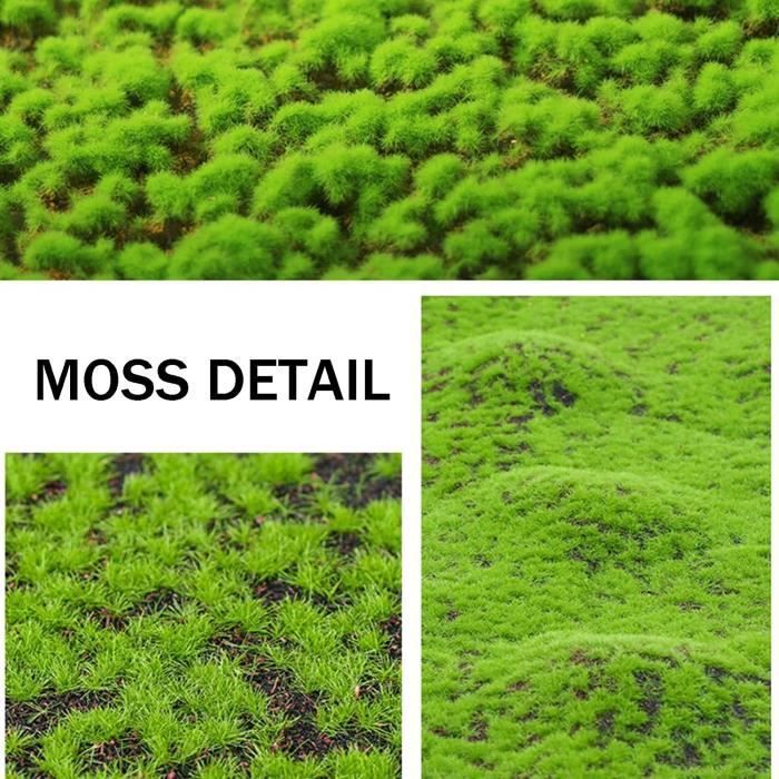 Herbe De Mousse Miniature 8 Pcs Gazon Artificiel De Jardin Gazon Artificiel Réaliste Jardin De