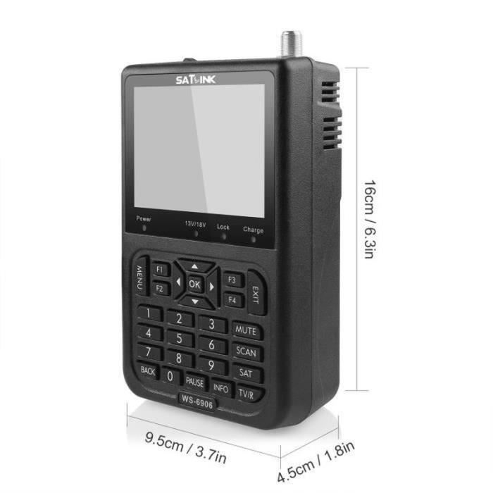Compteur de recherche de satellite SATLINK DVB-S2S Haiti