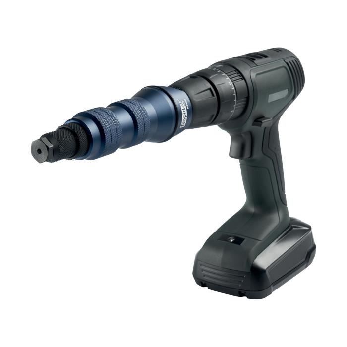 Adaptateur Perceuse Pour Écrous à Rivets M3 à M10 - Kit Avec Têtes, Écrous Et Tiges De Traction