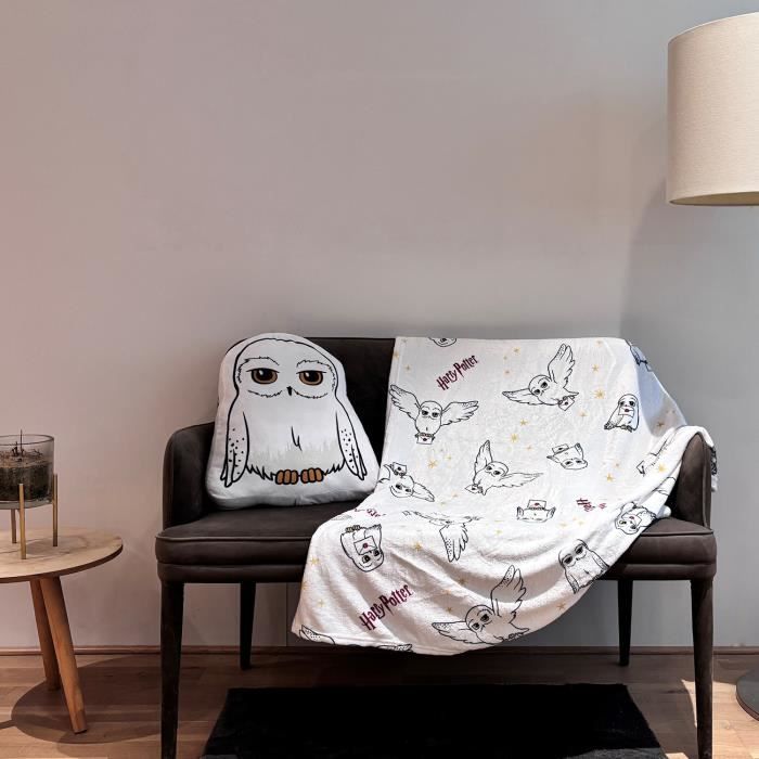 Coussin - Harry Potter - Hedwige - Au Comptoir des Sorciers