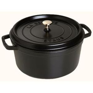 Cocotte Fonte Ronde Noire Le Chasseur Invicta - Le Comptoir de France