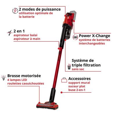 Einhell Aspirateur balai sans fil TE-SV 18 Li Acheter chez Einhell Aspirateur balai sans fil TE-SV 18 Li Acheter chez