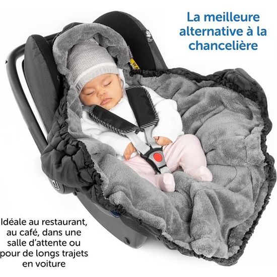 Chancelière Bébé Poussette Universelle - Couverture Hiver Avec Zip Réglable, Pour Poussette Et Siège Auto, Rouge Hamac Poussette Deuxième Enfant