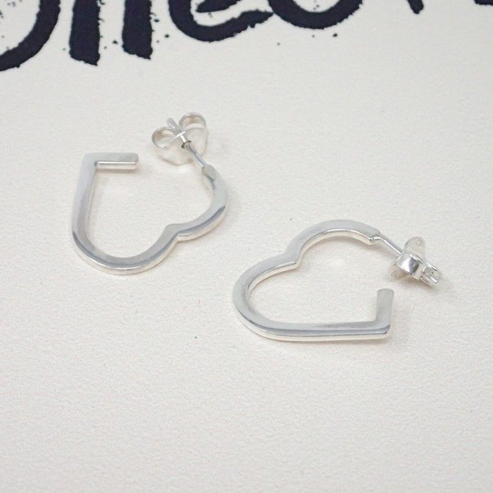 3 Paires De Boucles D'oreilles Cœur Noir En Argent 925 – Clous, Créoles Et Pendantes – Cadeau Tendance Pour Femme Ou Ado
