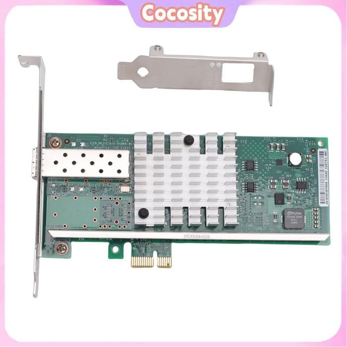 Puces Windows Cocosity Carte Réseau Fibre 10GB PCIe x1 - Puce Intel 82599EN ...