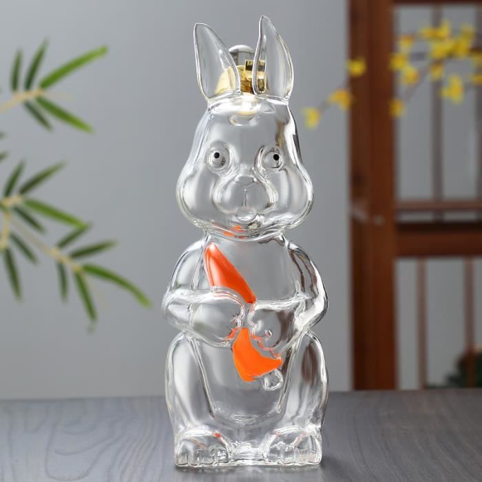Carafe à Whisky En Verre En Forme De Dragon Chinois - 1000 Ml (34 Oz) - Avec Couvercle étanche - Décoration Bar