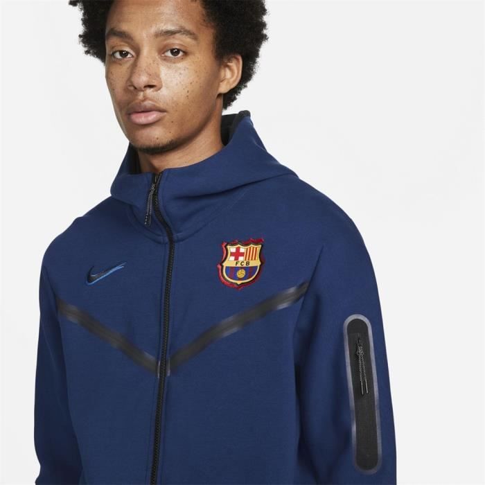 Sweats NIKE FC Barcelona Tech Fleece Windrunner Bleu marine - Homme/Adulte  Bleu - Cdiscount Prêt-à-Porter