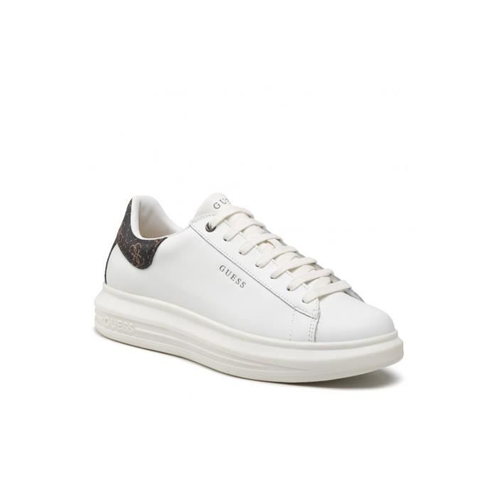 Basket basse en cuir Salerno Guess jeans Homme