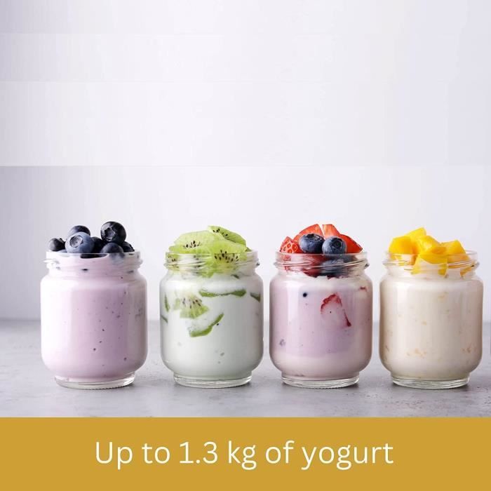 Ariete 617 Yogurella Yaourtière électrique avec 7 pots en verre ...