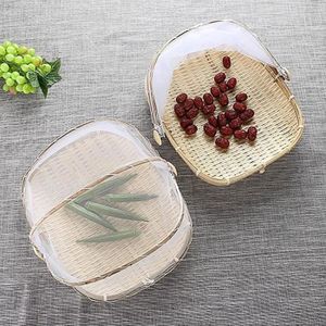 Corbeille à Fruits Avec Couvercle Transparent Et Bac D’égouttage – Dimensions 26,9x26,9x29,2 Cm – Matériau PP/PET, Rangement Pratique - 7