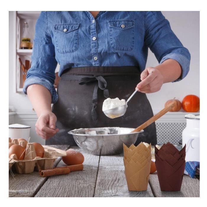 150 Moules à Cupcakes En Papier Blanc – Caissettes Résistantes Pour Muffins, Anniversaires, Mariages Et Fêtes Maison