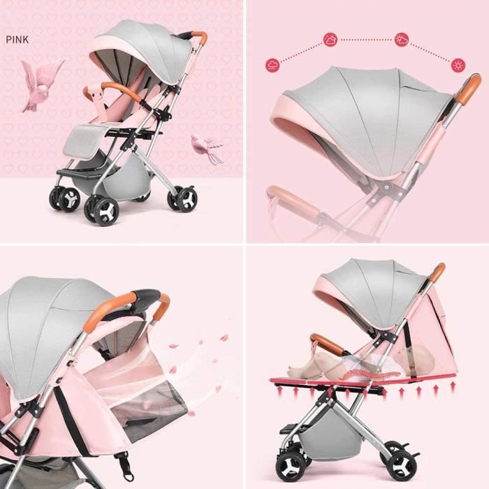 TRINITY Light Poussette Ultra Légère 5kg Ultra Compacte Format bagage  cabine Avion 0/3ans - Cdiscount Puériculture & Eveil bébé