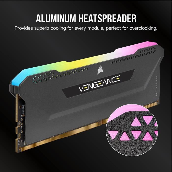 CORSAIR Vengeance RGB PRO SL DDR4 - 256GB 8x32GB DIMM - 3200MHz