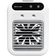 Ventilateur climatiseur portable,ventilateur 9 pales vents forts,Réservoir grande capacité (500 ml),pulvérisation,bureau domicile