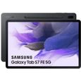 Tablette Tactile - SAMSUNG Galaxy Tab S7 FE - 12,4" - RAM 6Go - Android 11 - Stockage 128Go - Noir - 5G-0