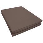 DOUCEUR D'INTERIEUR Drap plat coton INTIMITY 240x300cm noisette