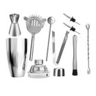 MEIDONG Shaker à Cocktail en INOX 500ML Professionnel Bar Kit,9 Pièces Shaker Cocktail Set,Kit Barman avec Accessoires,Outil de Bar