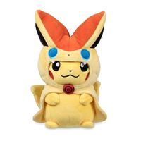 Pokemon Center Peluche Pokémon Pikachu 20 cm avec cape Victini