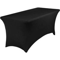 Spandex Table Couverture Cils Extension Eacutelastique Lits Nappes Extensible Bas Drap De Lit Toppers Massage Couvre-lit , Black