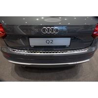 Protection de seuil de coffre chargement en acier adapté pour Audi Q2 2016- [Argent brillant]