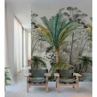 Papier peint L'île au palmier