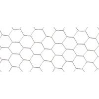 Grillage métalique triple torsion - structure hexagonale - 1 x 25 m - maille 25 x 0,8 mm