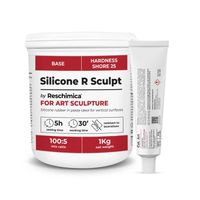 R SCULPT Caoutchouc de silicone pour sculpteurs, compatible avec les résines, le béton et d'autres matériaux (1 kg)