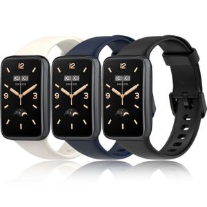Bracelet Silicone Compatible Xiaomi Mi Band 4 - Lot De 2 - TPU Réglable 15-22cm - Multiple Couleurs
