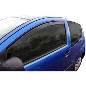 Déflecteurs de vent pluie air teintées pour Peugeot 307 3 portes 3p  2001-2008