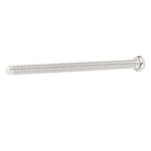 sourcingmap M6x40mm enti/èrement filet/é 304 acier inoxydable Boulons de carrosserie /à cou carr/ée /à t/ête ronde DIN603 30Pcs